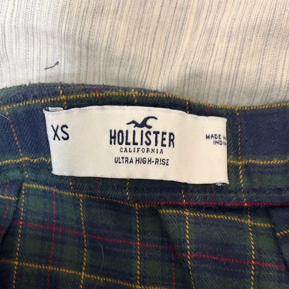 Hollister Plaid Mini Skirt Duo in Red and Black - Picture 3 of 9